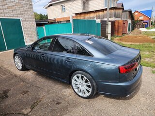 2015 Audi A6 IV (C7) Рестайлинг, серый, 2200000 рублей, вид 5