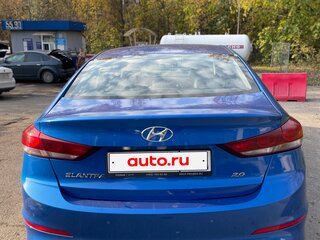 2016 Hyundai Elantra VI (AD), синий, 1490000 рублей, вид 4
