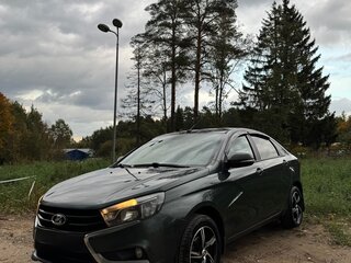 2016 Lada (ВАЗ) Vesta I, зелёный, 690000 рублей, вид 1