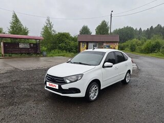 2020 Lada (ВАЗ) Granta I Рестайлинг, белый, 620000 рублей, вид 3