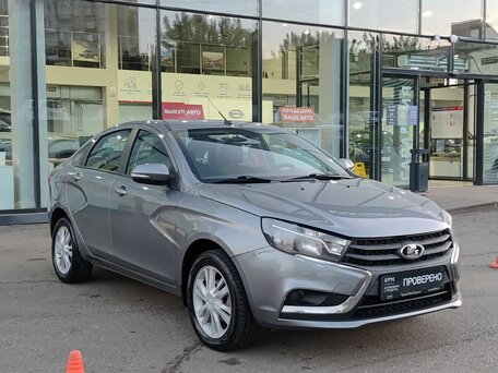 2018 Lada (ВАЗ) Vesta I, серый, 610000 рублей, вид 3
