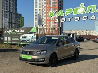2019 Volkswagen Polo V Рестайлинг, бежевый, 1469000 рублей, вид 5