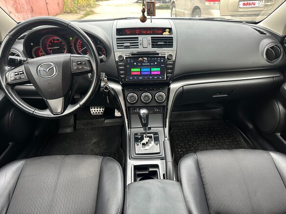 2011 Mazda 6 II (GH) Рестайлинг, голубой, 1600000 рублей - вид 6