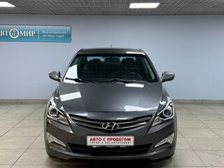 2014 Hyundai Solaris I Рестайлинг, серый, 725000 рублей, вид 2