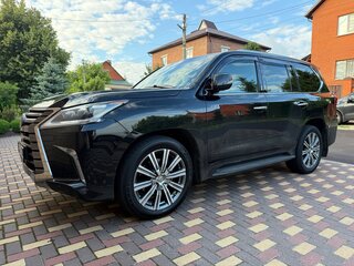 2016 Lexus LX 570 III Рестайлинг 2, чёрный, 6600000 рублей, вид 5