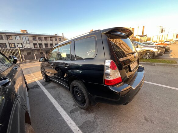 2007 Subaru Forester II Рестайлинг, чёрный, 586000 рублей - вид 5