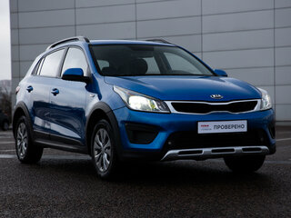 2019 Kia Rio X-Line IV, синий, 1297000 рублей, вид 4