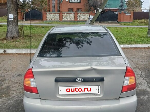 2007 Hyundai Accent ТагАЗ II, бежевый, 350000 рублей - вид 5