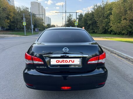2014 Nissan Almera III (G15), чёрный, 595000 рублей, вид 4