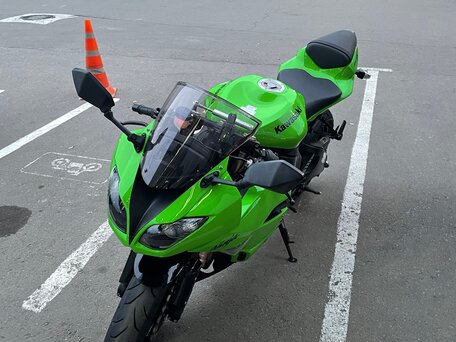 2010 Kawasaki ZX-6R Ninja, зелёный, 850000 рублей, вид 1