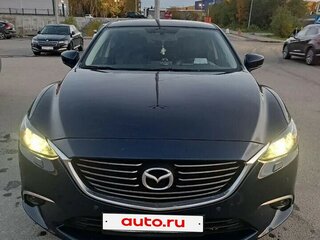 2017 Mazda 6 III (GJ) Рестайлинг, синий, 1850000 рублей, вид 1