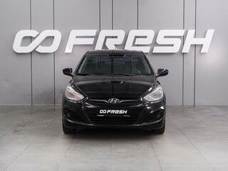 2011 Hyundai Solaris I, чёрный, 799000 рублей, вид 3