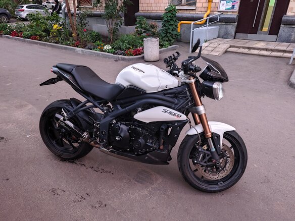 2011 Triumph Speed Triple, белый, 650000 рублей - вид 5