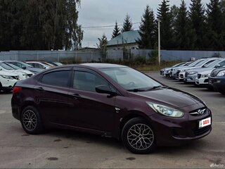 2012 Hyundai Solaris I, фиолетовый, 649000 рублей, вид 1