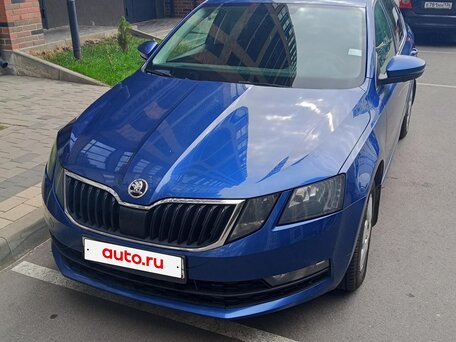 2019 Skoda Octavia III (A7) Рестайлинг, синий, 1450000 рублей, вид 3