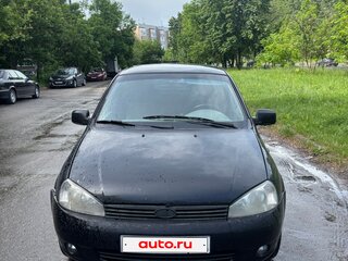 2009 Lada (ВАЗ) Kalina I, чёрный, 150000 рублей, вид 2