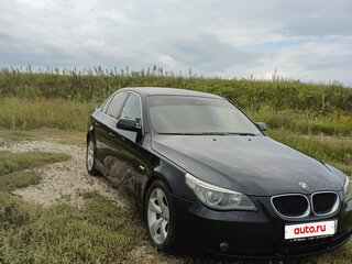 2003 BMW 5 серии 520i V (E60/E61), чёрный, 780000 рублей, вид 2