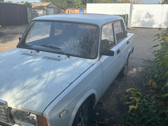 2004 Lada (ВАЗ) 2107, белый, 120000 рублей