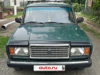1999 Lada (ВАЗ) 2107, зелёный, 65000 рублей, вид 3