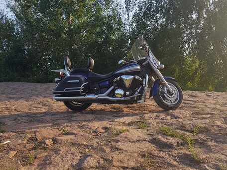 2009 Yamaha XVS1300, синий, 800000 рублей, вид 3