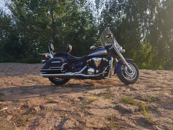 2009 Yamaha XVS1300, синий, 800000 рублей - вид 2