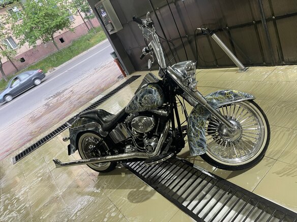 2007 Harley-Davidson Heritage, чёрный, 1800000 рублей