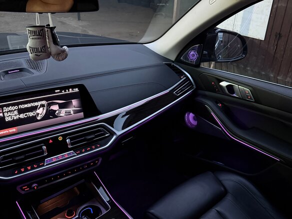 2019 BMW X7 40i I (G07), серый, 8700000 рублей - вид 36