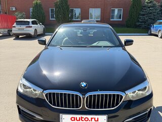 2019 BMW 5 серии 518d VII (G30/G31/G38), чёрный, 4100000 рублей, вид 2