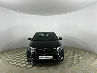 2017 Kia Rio III Рестайлинг, чёрный, 1220000 рублей, вид 2