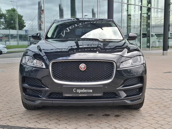 2017 Jaguar F-Pace I, чёрный - вид 3