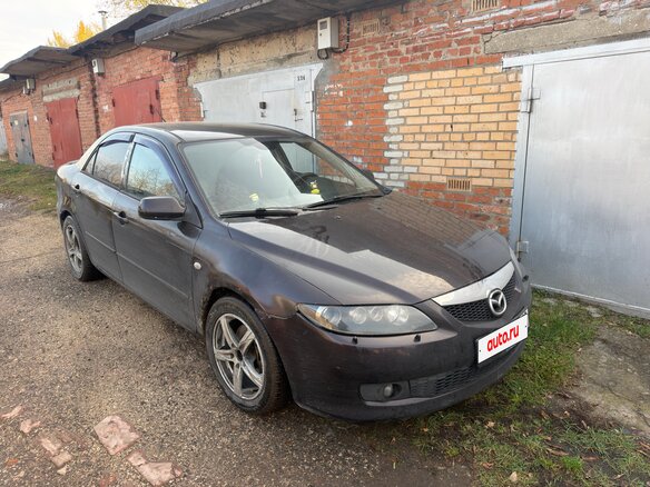 2006 Mazda 6 I (GG) Рестайлинг, чёрный, 480000 рублей - вид 1