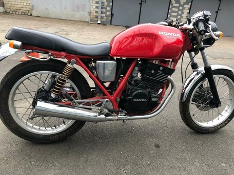 1991 Honda GB 250 Clubman, красный, 325000 рублей, вид 2