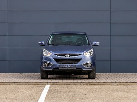 2015 Hyundai ix35 I Рестайлинг, синий, 1355000 рублей, вид 2