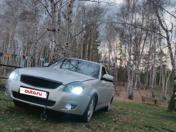 2008 Lada (ВАЗ) Priora I, серебристый, 320000 рублей - вид 4