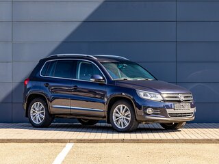 2012 Volkswagen Tiguan I Рестайлинг, синий, 1295000 рублей, вид 3
