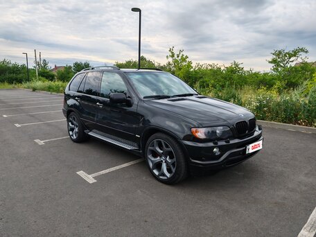2002 BMW X5 3.0i I (E53), чёрный, 1200000 рублей, вид 2