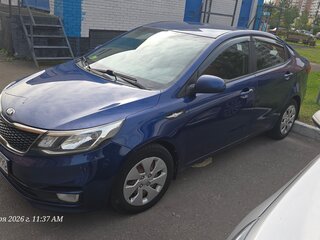 2015 Kia Rio III Рестайлинг, синий, 1300000 рублей, вид 1