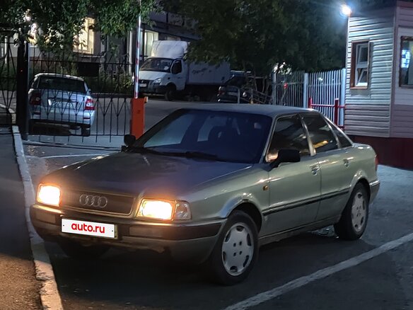 1992 Audi 80 V (B4), зелёный, 280000 рублей