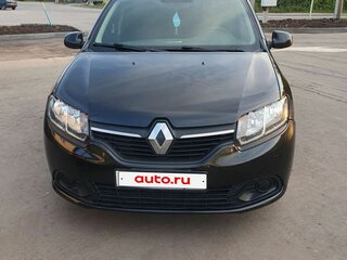 2016 Renault Logan II, чёрный, 820000 рублей, вид 1