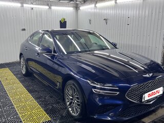 2021 Genesis G70 I Рестайлинг, синий, 3700000 рублей, вид 1