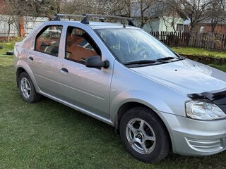 2014 Renault Logan I Рестайлинг, серый, 600000 рублей, вид 3