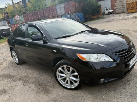 2007 Toyota Camry VI (XV40), чёрный, 1150000 рублей, вид 2