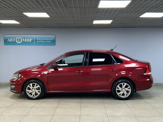 2017 Volkswagen Polo V Рестайлинг, красный, 1150000 рублей, вид 4