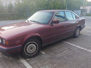 1991 BMW 5 серии 520i III (E34), пурпурный, 180000 рублей, вид 1