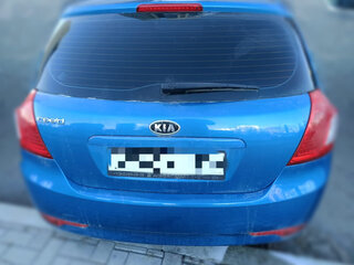 2012 Kia Ceed I Рестайлинг, синий, 860000 рублей, вид 4