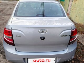 2017 Lada (ВАЗ) Granta I, серебристый, 620000 рублей, вид 2