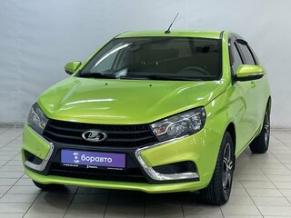 2017 Lada (ВАЗ) Vesta I, зелёный, 649000 рублей, вид 1