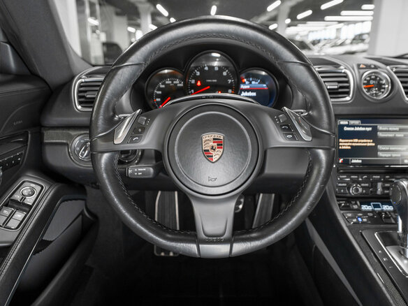 2015 Porsche Cayman II (981), чёрный - вид 8