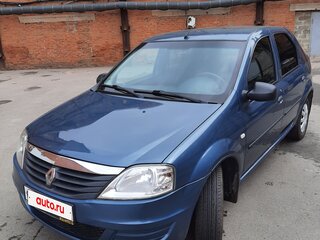 2011 Renault Logan I Рестайлинг, синий, 545000 рублей, вид 1