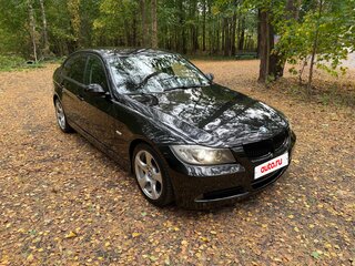 2008 BMW 3 серии 325i V (E90/E91/E92/E93), чёрный, 950000 рублей, вид 2